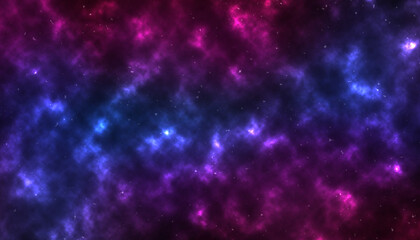 abstract space galaxy background with glowing stars