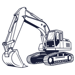 Heavy excavator digging machine construction heavy equipment