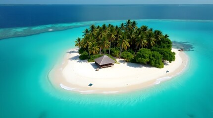 Island Whispers: A Secluded Paradise in Turquoise Embrace