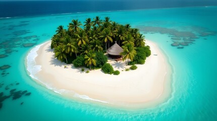 Island Whispers: A Secluded Paradise in Turquoise Embrace