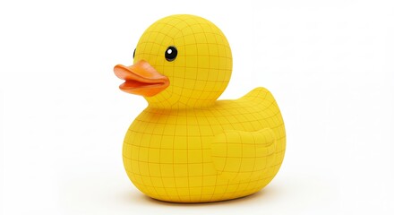 Yellow rubber duck toy
