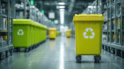 Sustainable medical waste management solutions using eco-friendly disposal methods, smart bins, and hospital recycling systems for healthcare industry compliance