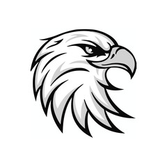 Eagle head vector illustration 