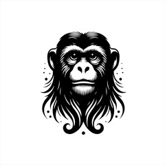 Obraz premium Monkey ape illustration