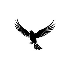 vector illustration of a flying eagle
