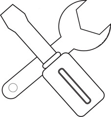 hammer and screwdriver