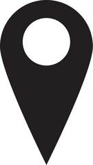 map pointer icon vector