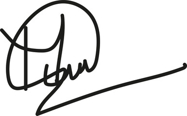 Signature. Signature png