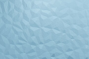 Day sky blue rough texture with polygonal relief. Light is coming from top