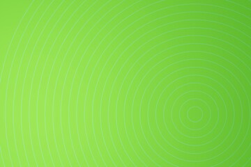 Green apple background with concentric circles from center. Light is coming from bottom left