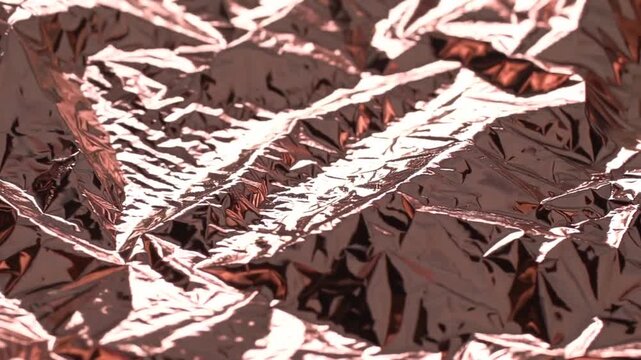 shimmering background with rose gold metallic finish.