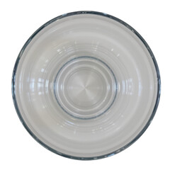 an open glass cloche with a transparent lid, revealing its interior