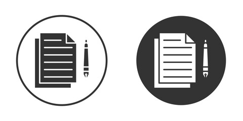 Wills and trusts icon clipart element. stroke art design graphics