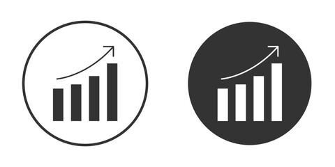 Stagflation icon clipart element. stroke art design graphics