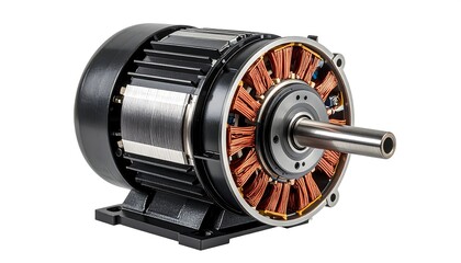 Electric motor close-up