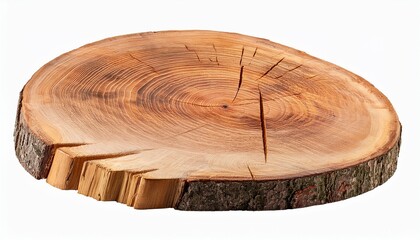 curved wooden slices on support structure design cut out transparent