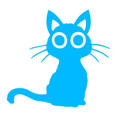 Blue Cat Pet Animal Cute Small Kitten Big Eyes