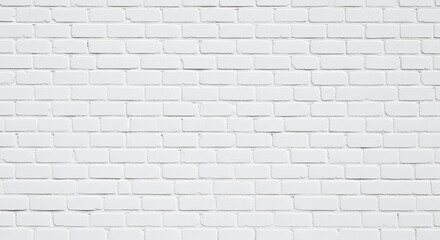 White Brick Wall Background