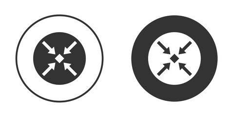 Compact size icon clipart element. stroke art design graphics