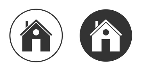 Chalet icon clipart element. stroke art design graphics