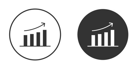 Business performance icon clipart element. stroke art design graphics