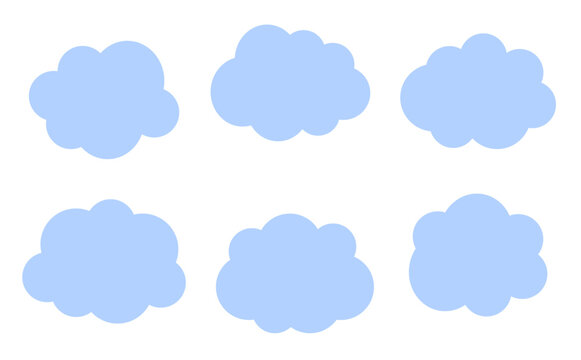 もくもくした雲型のフレームセット