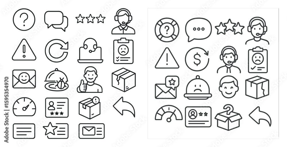 Fototapete the image is a collection of icons that represent various services and tasks. the icons include a cl