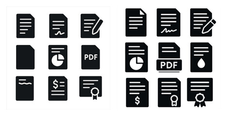 The first image shows a set of documents with a pen on top of them. The second image shows the same set of documents, but with a different pen and a different mood