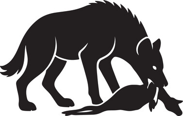 hyena vector art  হায়না 