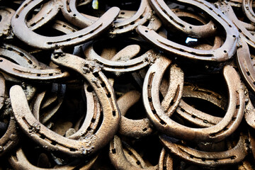 Photograph of horseshoes in Saint Paul de Vence, France