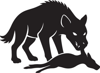 hyena vector art  হায়না 