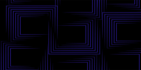Abstract Design Featuring Concentric Rectangles in Dark and Blue Tones. eps10, poster