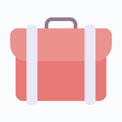 Briefcase, Portfolio Vector Icon, Isolated Vector Flat Style Icon,