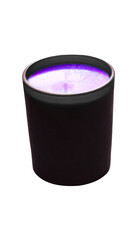 Black and Purple Candle Vector Made From Original Photo