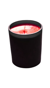 Black and Red Candle Vector Made From Original Photo