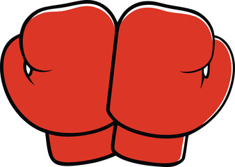 two red boxing gloves
