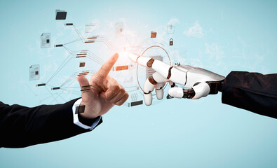 AI organizing document system, streamlining file access, automating document flow, and managing...