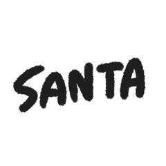 santa png outline cute cartoon drawing freehand and handwrite design clipart and kwaii doodle element