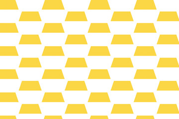 Gold bar pattern on white background . Gold bar background . Vector illustration