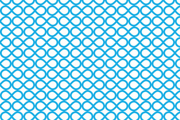 Infinity symbol pattern on white background . Infinity symbol background . Vector illustration