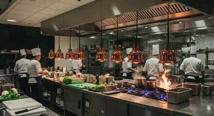 Professional Kitchen with Cooking Activities