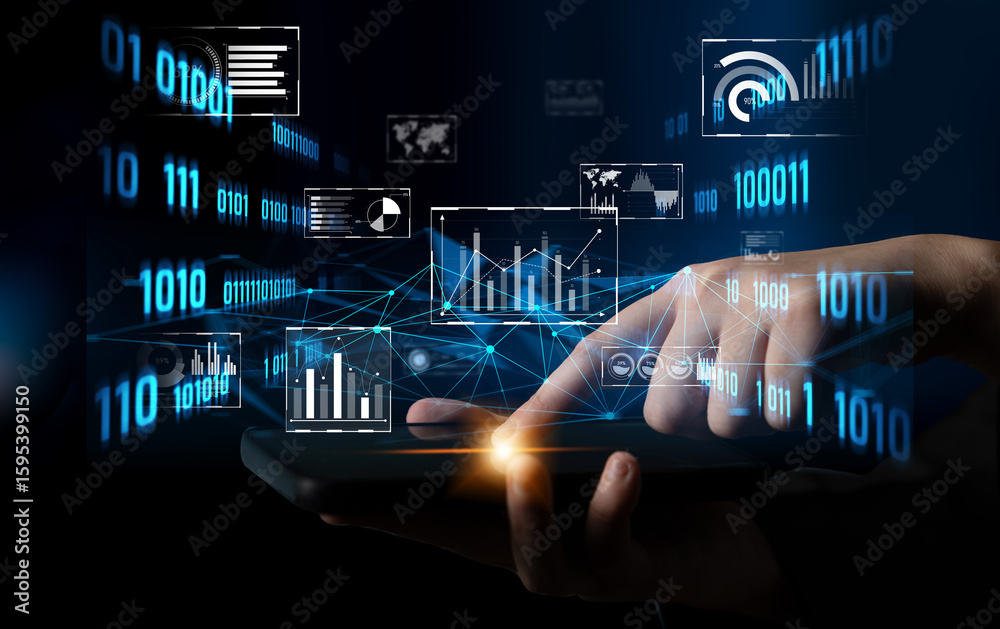 Poster big data and analytics support real-time insights, predictive modeling, and data-driven decisions fo