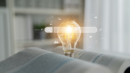 Search engine interface for accessing digital information and online data. Search engine finds...