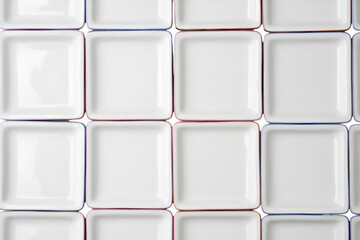 Round coasters set arranged isolated on transparent background
