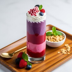 yogurt with berries