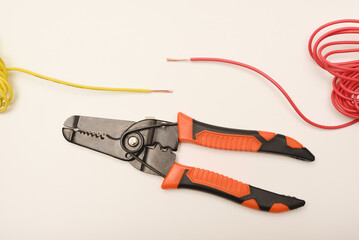 Tools for soldering and processing wires.