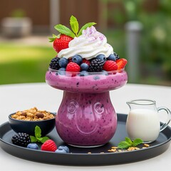 yogurt with berries