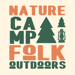 This design carries a nature theme and is suitable for camping grounds.