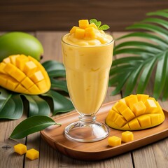 mango smoothie with banana