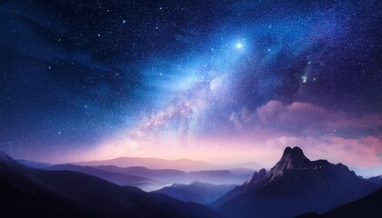 a mysterious and cosmic backdrop